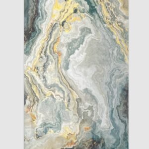 Aquamarine Blue Gloss Porcelain Tile 120 x 60 cm